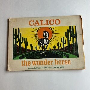 Vintage Calico the wonder horse Paperback Book by Virginia Lee Burton
